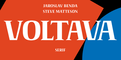 Voltava Serif Font Poster 1